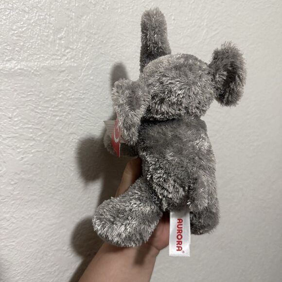 Aurora 8" Ellie Elephant 16609 Plush Stuffed Animal Toy - Picture 3 of 5